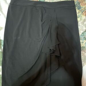Rebecca Moses Black Asymmetrical Skirt